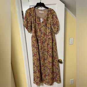 NWT - LOFT floral dress